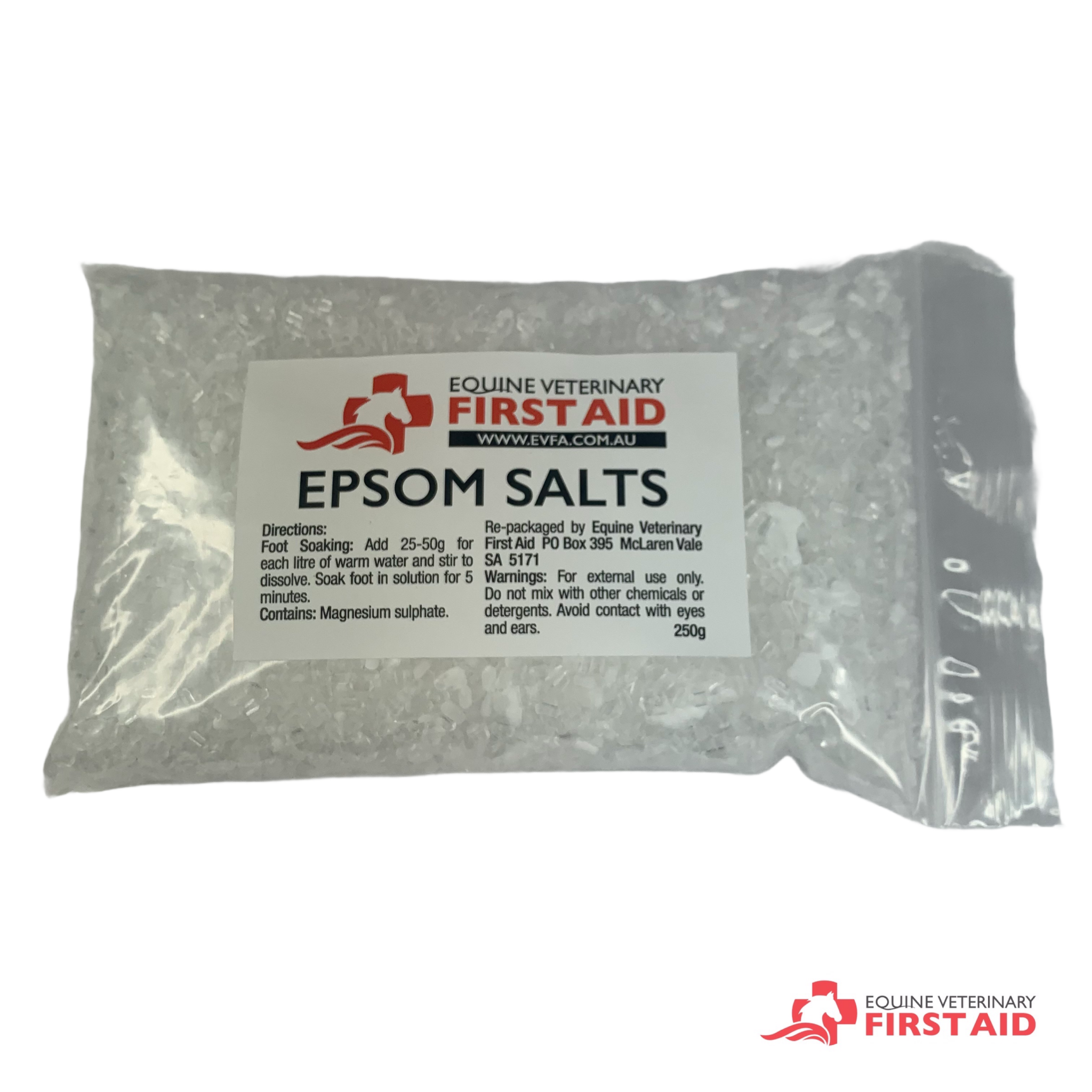 Epsom Salts 250g - Equine Veterinary First Aid